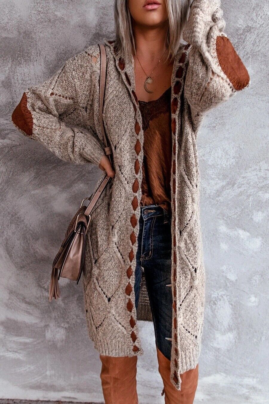 R&B | Strickjacke Lang & Stilvoll