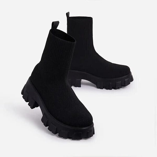 R&B | Winterstiefel mit Keilsohle