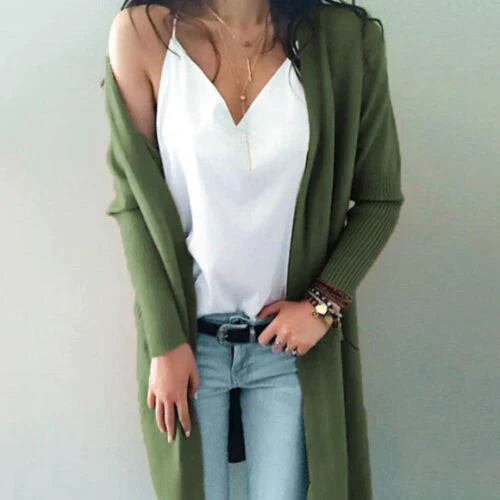 R&B | Weicher Langer Cardigan