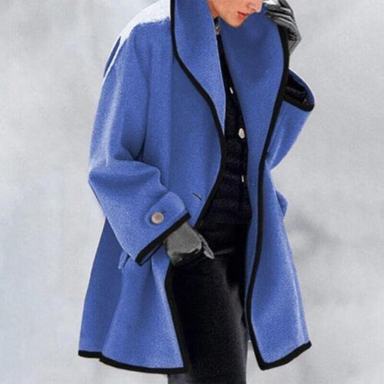 R&B | Eleganter Damen Winter Trenchcoat Mit Doppelknöpfen | Ideal Für Herbst & Winter