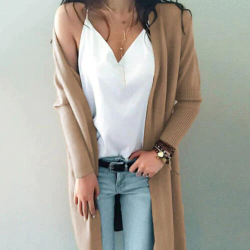 R&B | Weicher Langer Cardigan