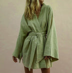 R&B | Luxus Kimono mit Gürtel