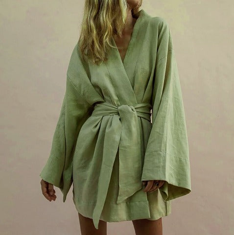 R&B | Luxus Kimono mit Gürtel