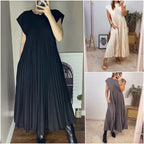 R&B | Smarte Plissee Baumwollkleid