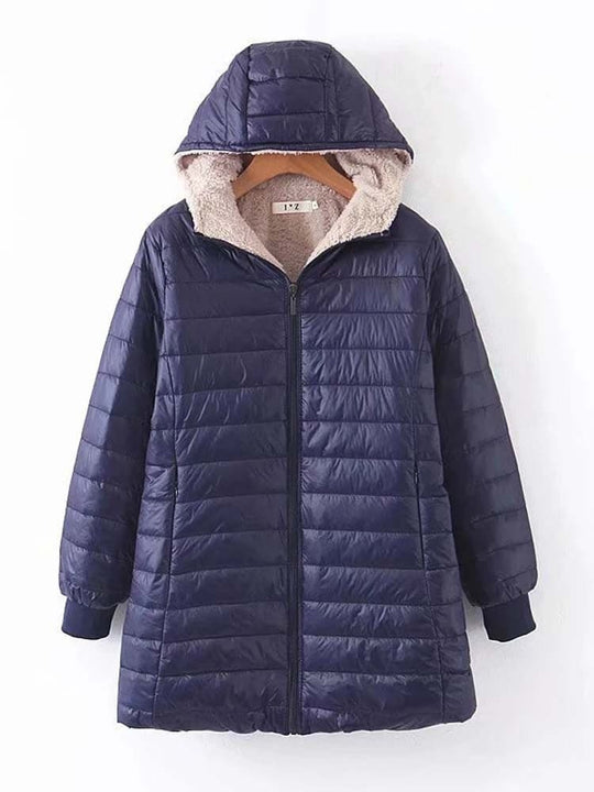 R&B | Gepolsterte Jacke - Leicht und Isoliert - Mittlere Oberschenkellänge - Hoher Kragen - Reißverschlussverschluss