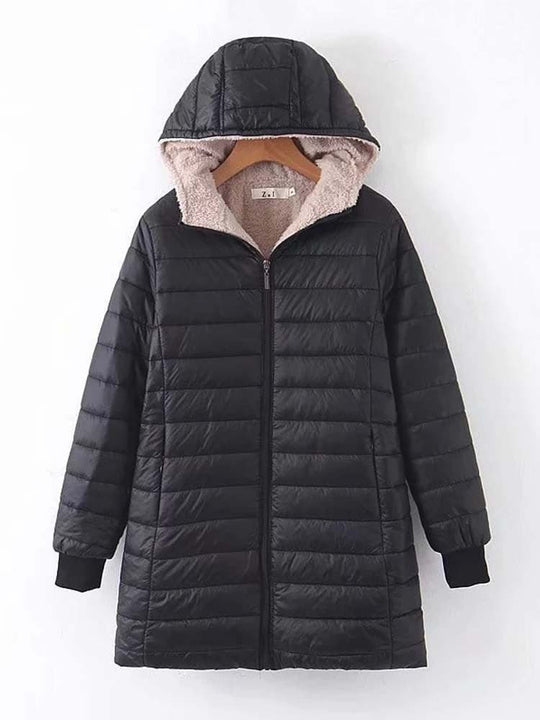 R&B | Gepolsterte Jacke - Leicht und Isoliert - Mittlere Oberschenkellänge - Hoher Kragen - Reißverschlussverschluss