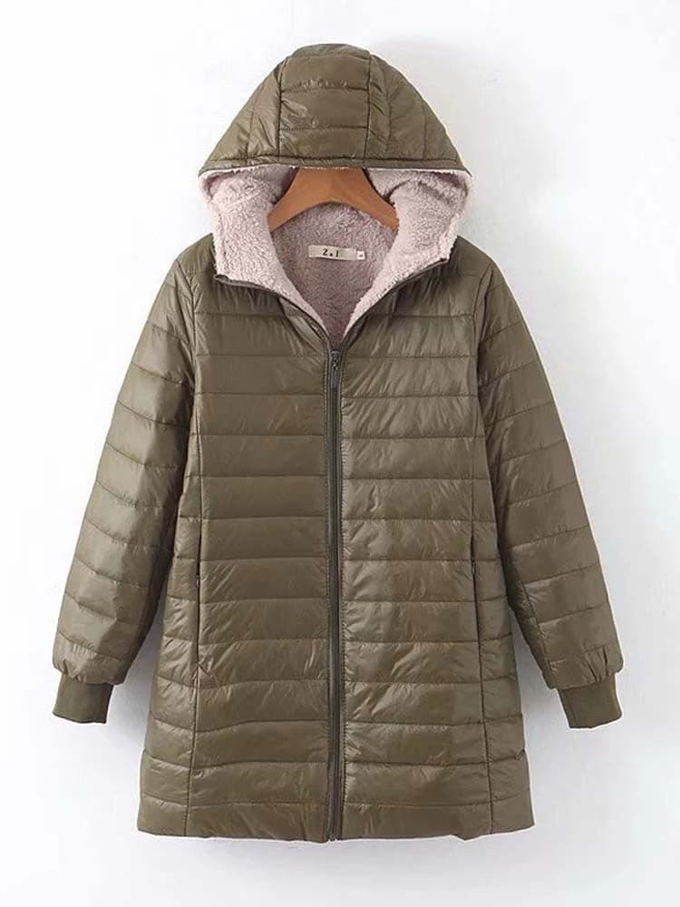 R&B | Gepolsterte Jacke - Leicht und Isoliert - Mittlere Oberschenkellänge - Hoher Kragen - Reißverschlussverschluss