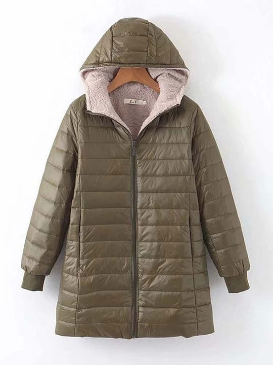 R&B | Gepolsterte Jacke - Leicht und Isoliert - Mittlere Oberschenkellänge - Hoher Kragen - Reißverschlussverschluss