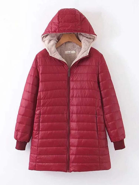 R&B | Gepolsterte Jacke - Leicht und Isoliert - Mittlere Oberschenkellänge - Hoher Kragen - Reißverschlussverschluss