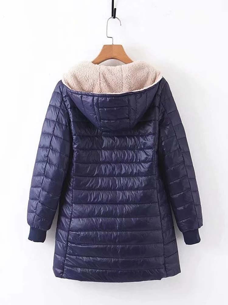 R&B | Gepolsterte Jacke - Leicht und Isoliert - Mittlere Oberschenkellänge - Hoher Kragen - Reißverschlussverschluss