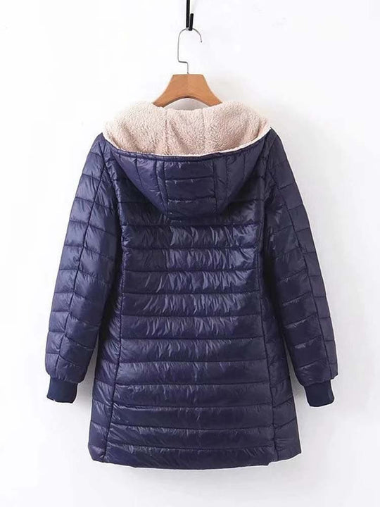 R&B | Gepolsterte Jacke - Leicht und Isoliert - Mittlere Oberschenkellänge - Hoher Kragen - Reißverschlussverschluss