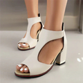 R&B | Sandalen Damen Bequem mit Absatz Schwarz