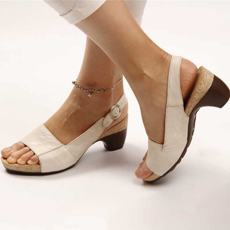 Heidi-Mode | Orthopädische Sandalen mit Absatz Stilvoller Komfort und Unterstützung