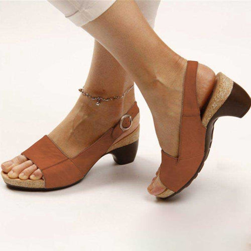 R&B | Orthopädische Sandalen mit Absatz Stilvoller Komfort und Unterstützung