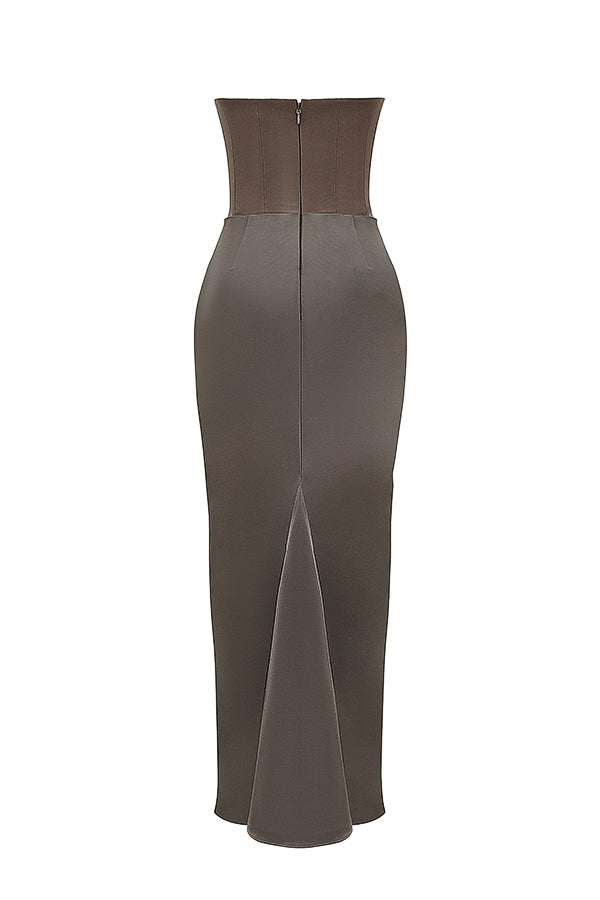 R&B | Elegante Strapless Korsettkleid