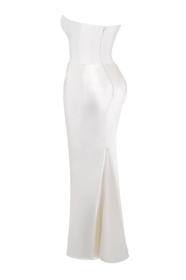 R&B | Elegante Strapless Korsettkleid