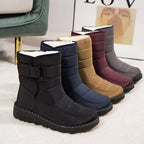 R&B | Wasserdichte High-Top Slip-On Schneestiefel