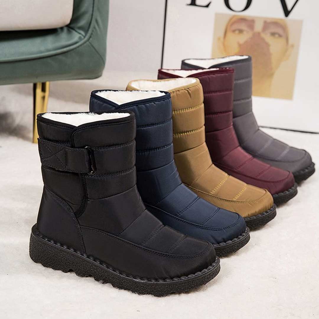 R&B | Wasserdichte High-Top Slip-On Schneestiefel