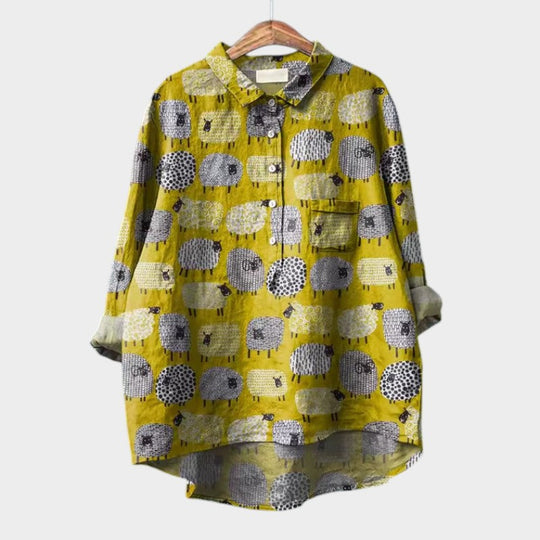 R&B | Schicke Bluse mit Knopfleiste Vorne