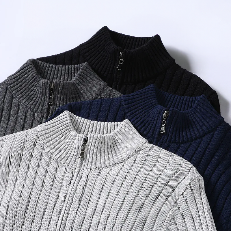 LORENZO | STRICKJACKE MIT REISSVERSCHLUSS