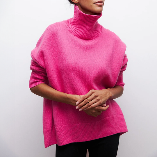 R&B | Warmer Strickrollkragenpullover für Wintertage