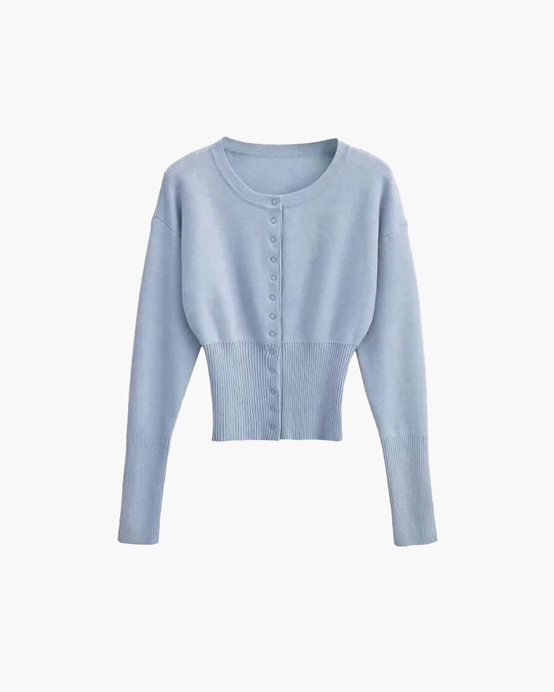 R&B | Strickjacke mit Rundhals