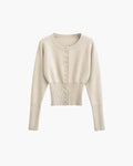 R&B | Strickjacke mit Rundhals