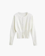 R&B | Strickjacke mit Rundhals
