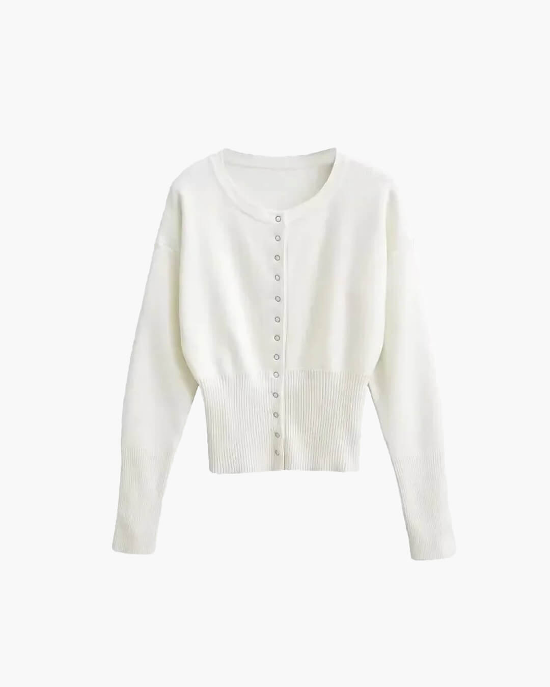 R&B | Strickjacke mit Rundhals