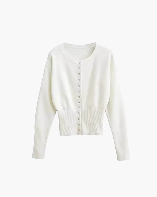 R&B | Strickjacke mit Rundhals