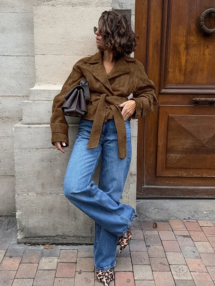 R&B | Retro Wildlederjacke