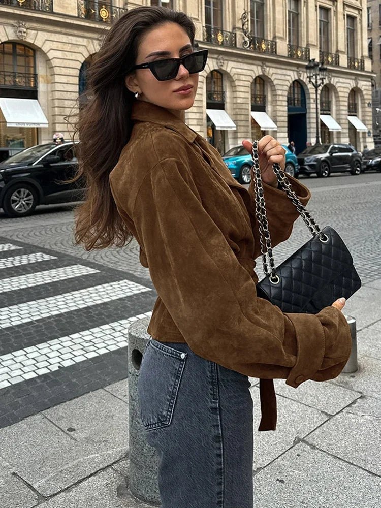 R&B | Retro Wildlederjacke