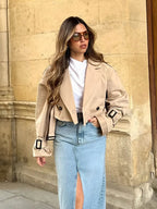 R&B | Gekürzter Trenchcoat