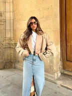 R&B | Gekürzter Trenchcoat