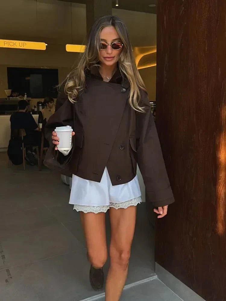 R&B | Cropped Trenchcoat