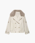 R&B | Trenchcoat mit Kunstfell