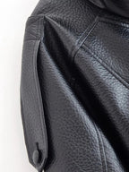 R&B | Asymmetrische Lederjacke