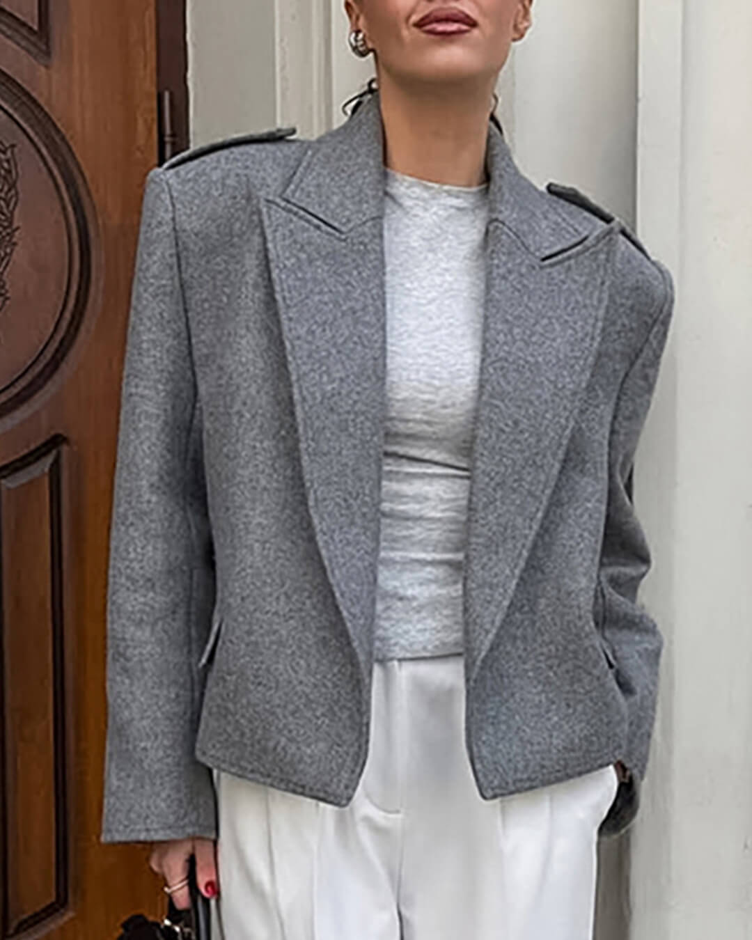 R&B | Blazer mit Schulterpolstern