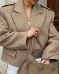 R&B | Blazer mit Schulterpolstern