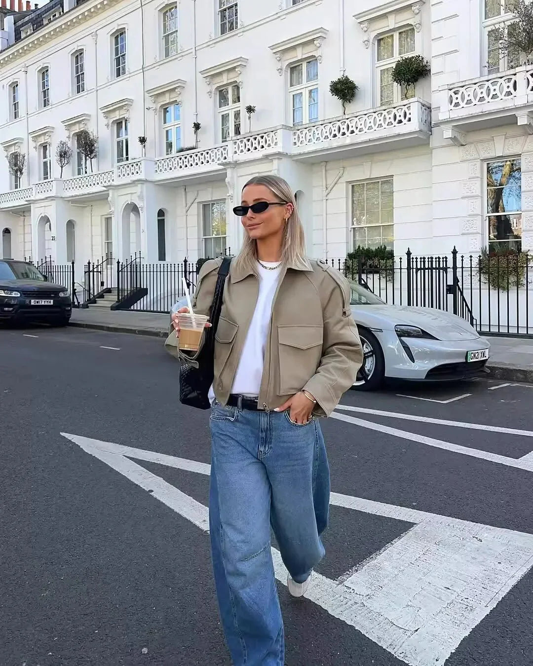 R&B | Verkürzte Trenchjacke