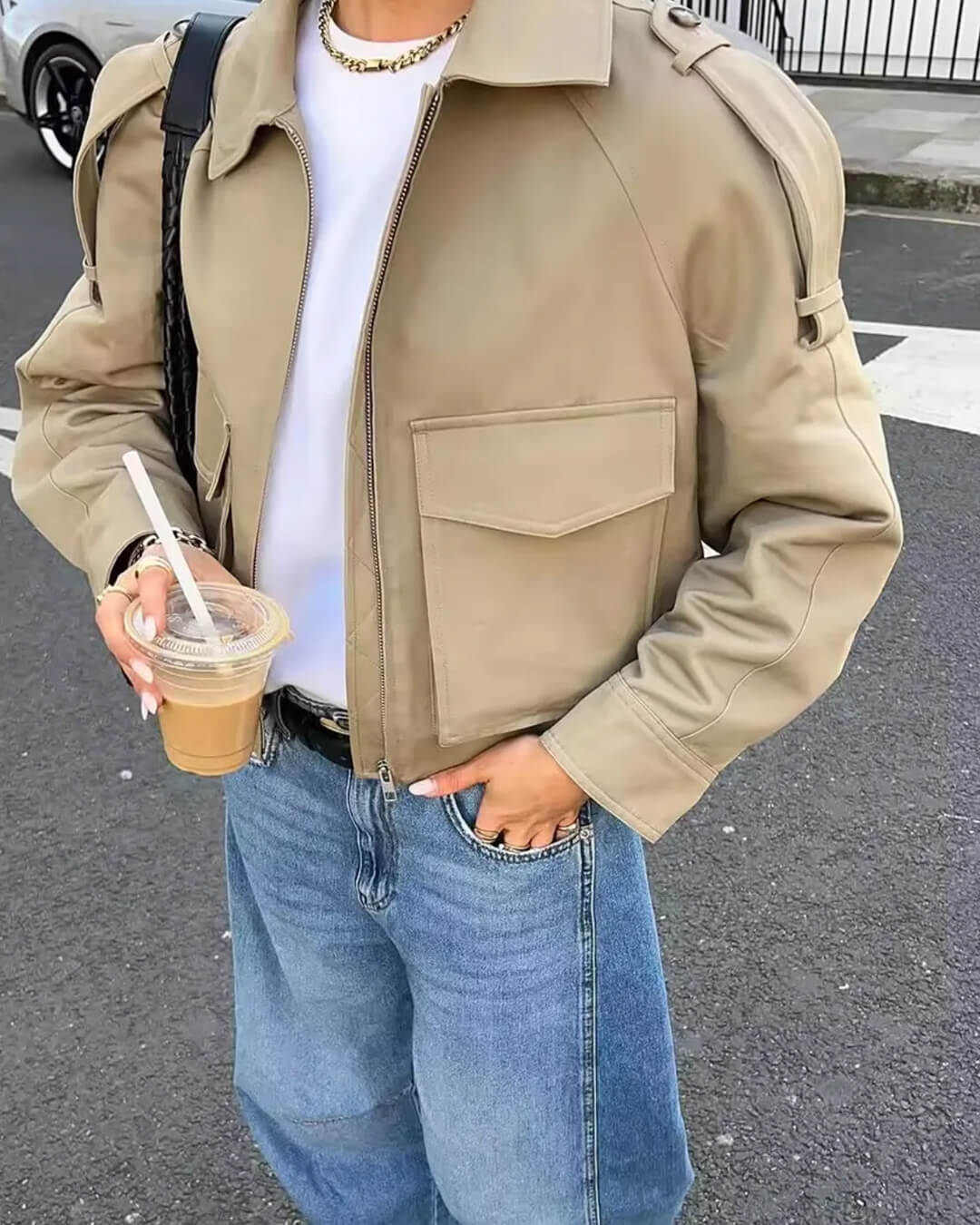 R&B | Verkürzte Trenchjacke