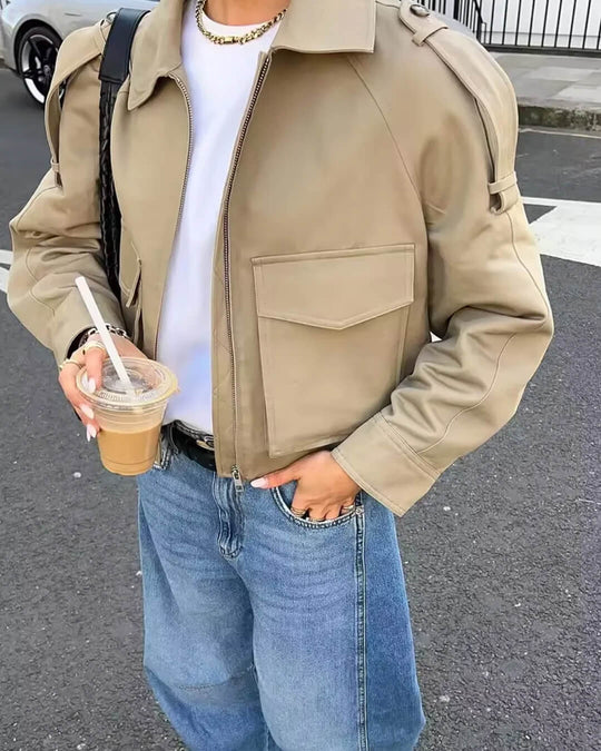 R&B | Verkürzte Trenchjacke