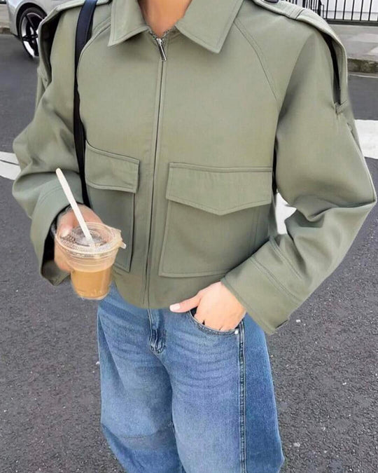 R&B | Verkürzte Trenchjacke