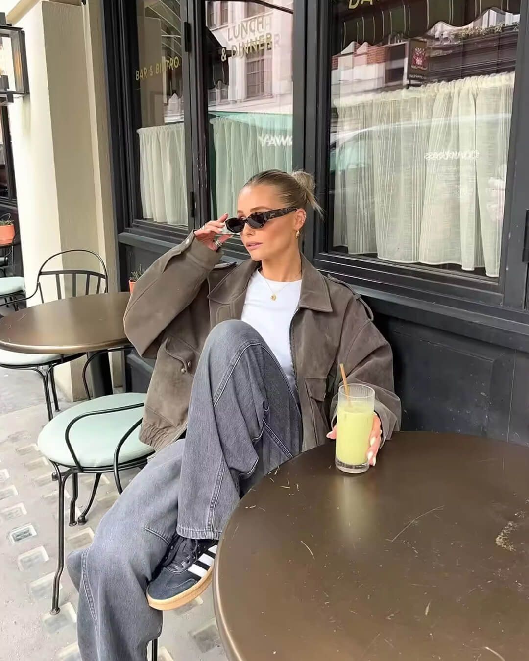 R&B | Suede-Pilotjacke