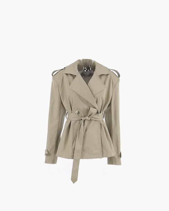 R&B | Crop Trenchcoat