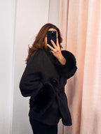 R&B | Faux Fur Mantel