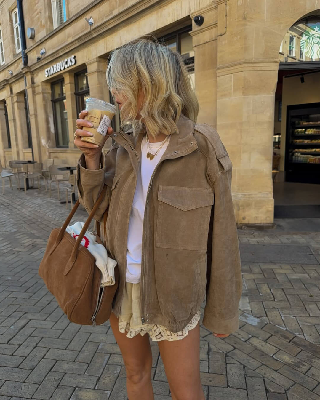 R&B | Wildleder Motorradjacke
