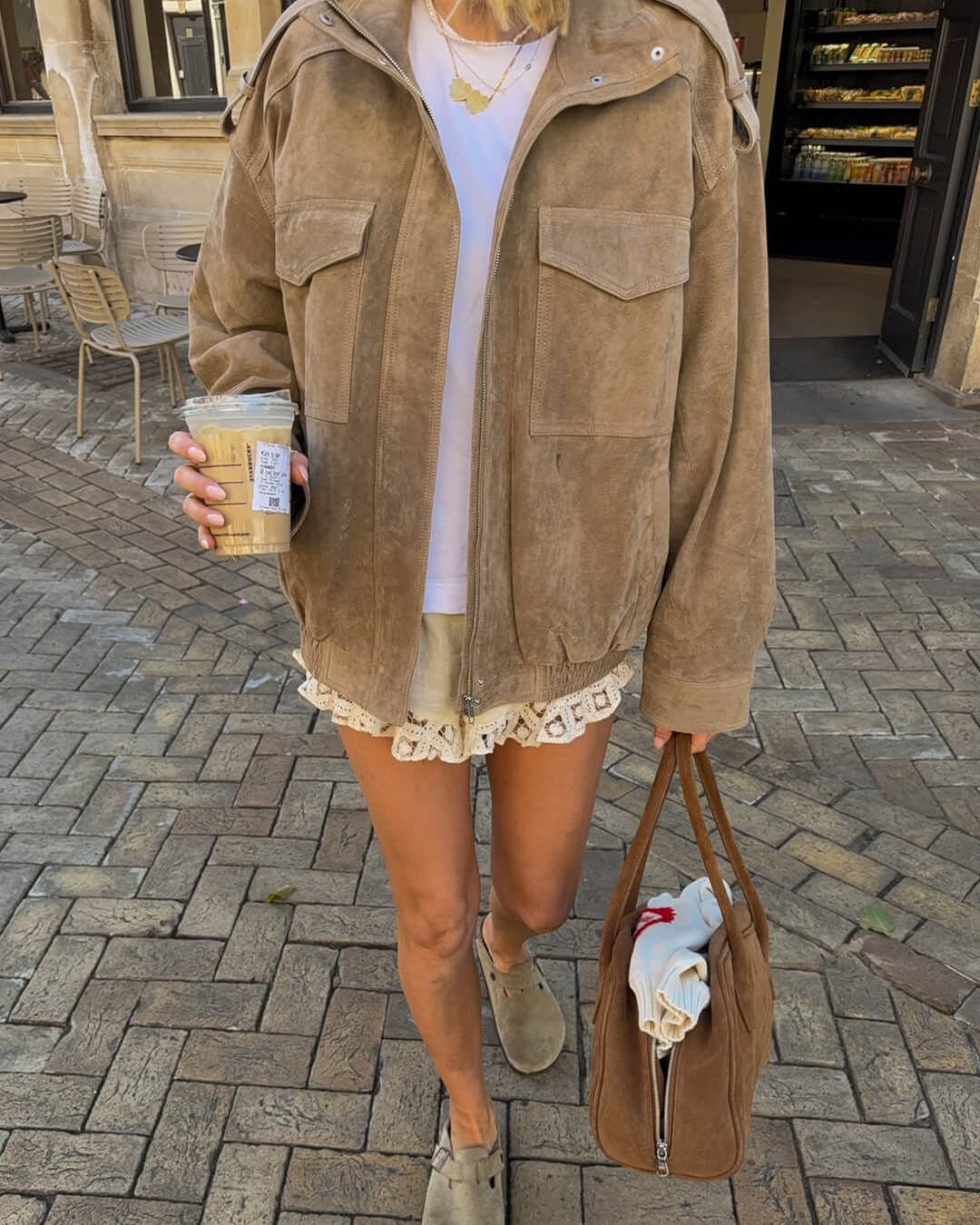 R&B | Wildleder Motorradjacke
