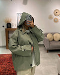 R&B | Kapuzen-Windbreaker-Jacke