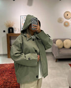 R&B | Kapuzen-Windbreaker-Jacke
